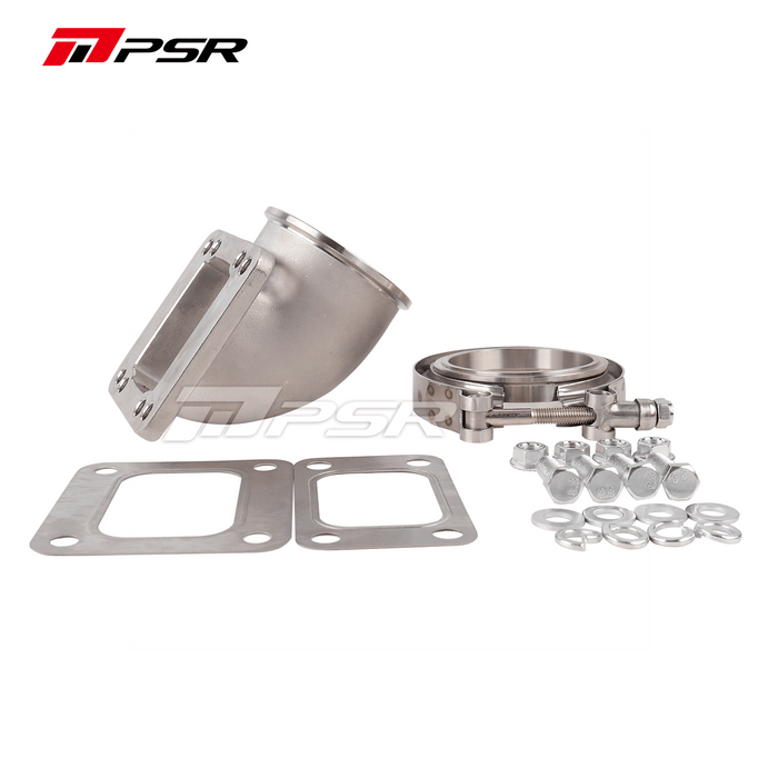 PSR 90 Degree Elbow Adapter T3/T4 3â€ Vband Stainless Steel