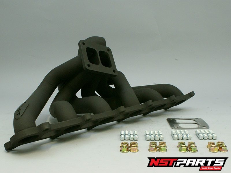 6Boost Turbo Exhaust Manifold / 1JZGTE Non VVTI / T4 Twin Scroll / Single Turbo