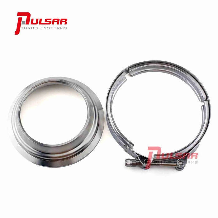 PULSAR 400 T6 Turbo 5 to 4â€³ Stainless Steel Flange Clamp Kit