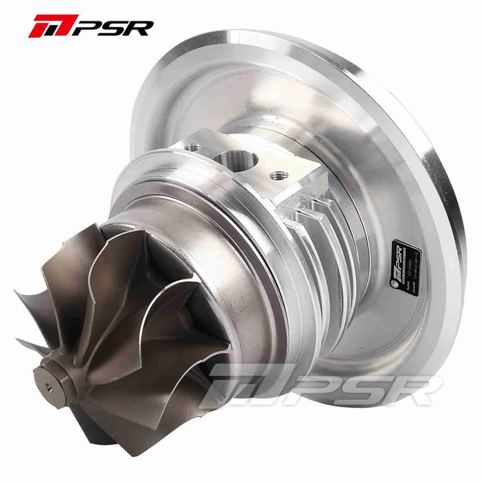 PSR 485DG Dual Ball Bearing Turbo Curved Point Milled Billet Compressor Wheel