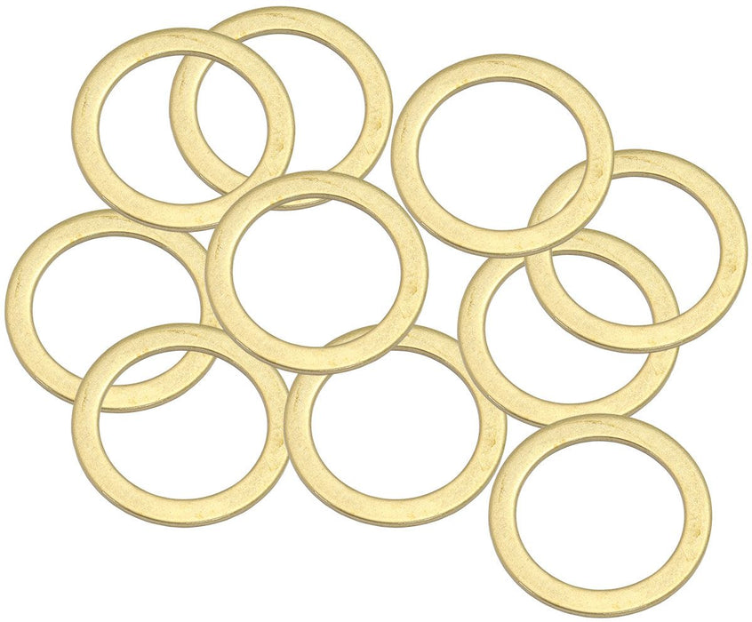 Metric Brass Washers 18mm I.D, 24mm O.D AF181-18