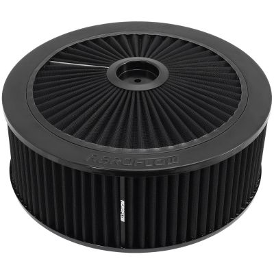 Aeroflow 14" x 5" Full Flow Air Filter Assembly, Black (AF2251-3070)