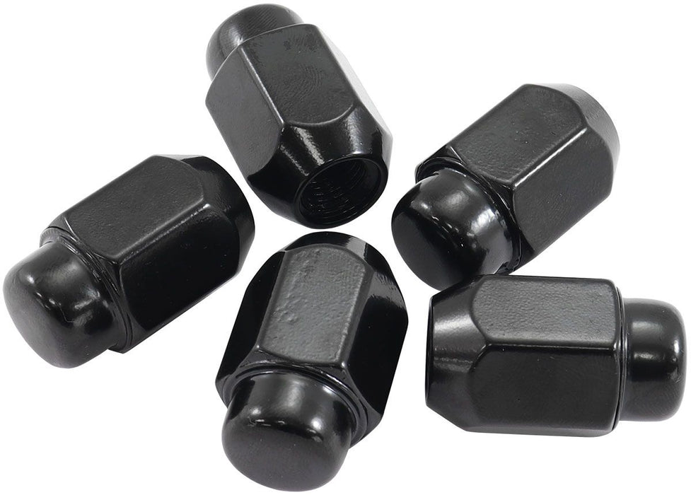 Acorn Medium Closed Black Wheel Nuts - M12 x 1.25mm AF3025-2000