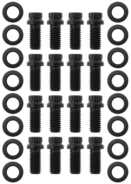 Small Block Chev 3/8-16" Header Bolts .750" UHL - Black Finish