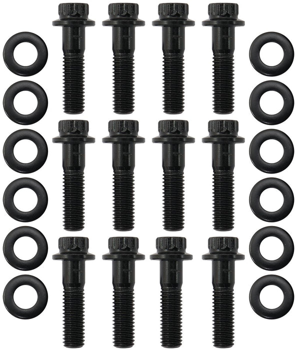 GM LS Header Bolts M8 x 1.25mm, 1.181" (30mm) UHL - Black Finish