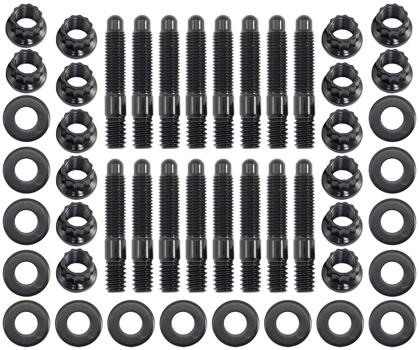 Universal Valve Cover Stud Kit 1/4-20" OAL 1.50", Pack of 16 - Black F