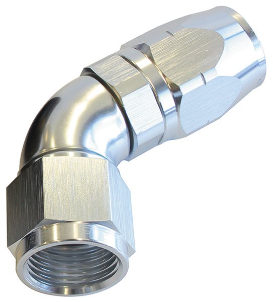 Aeroflow 550 Series Cutter One-Piece Full Flow Swivel 60Â° Hose End -20AN (AF558-20S)