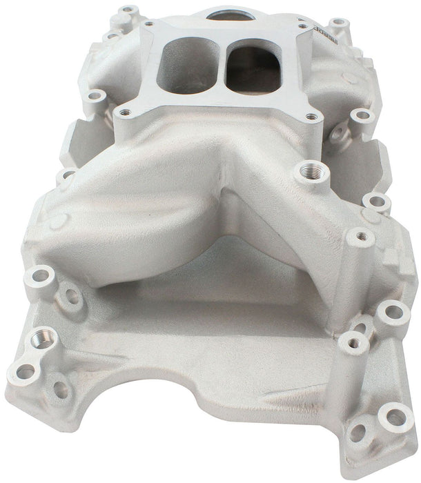 Small Block Chrysler Air Gap Dual Plane Intake Manifold, Natural Cast