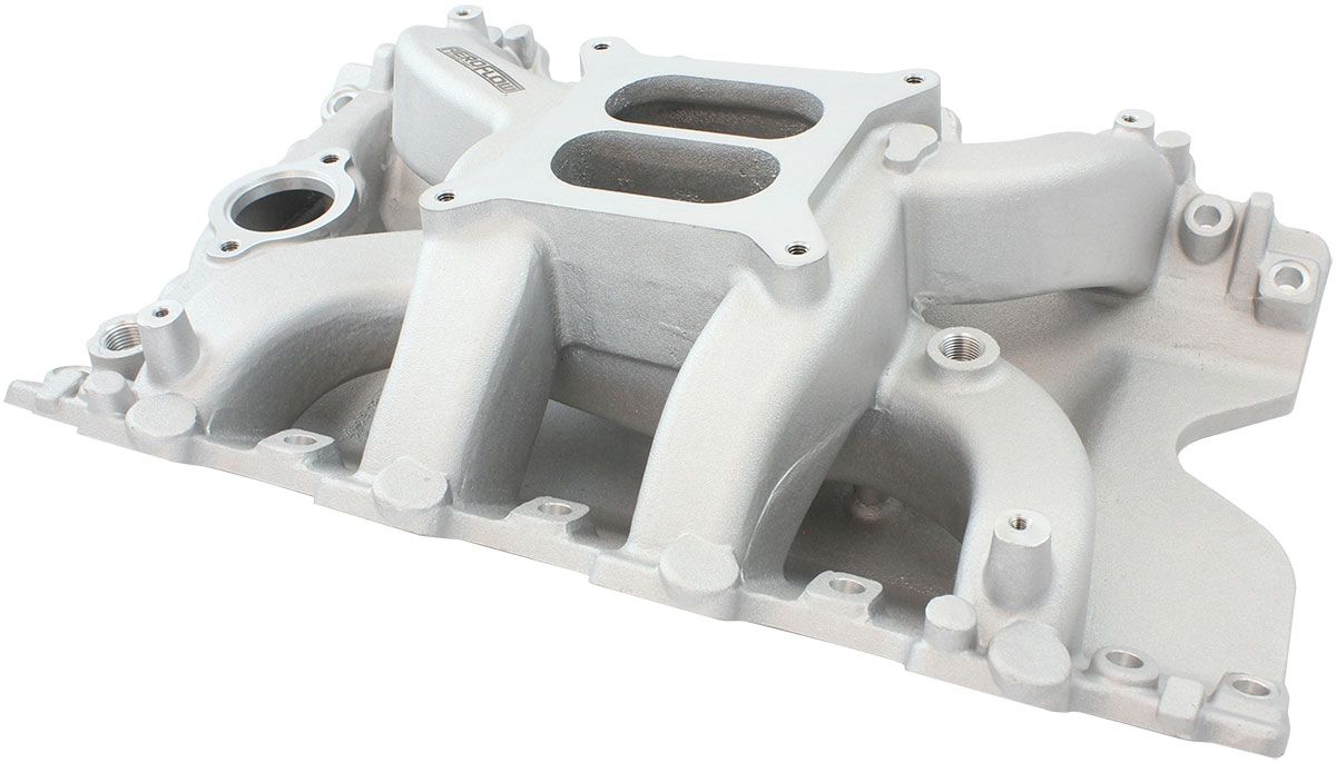 Holden 304 Air Gap Dual Plane Non EFI Intake Manifold, Natural Cast Fi