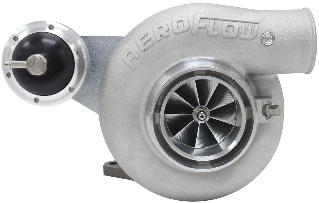 Aeroflow BOOSTED 5856 Subaru WRX 2002-2007 & STI 2004-2021 Bolt On Internal Wastegate Turbocharger 550HP, Natural Cast Finish (AF8005-3800)