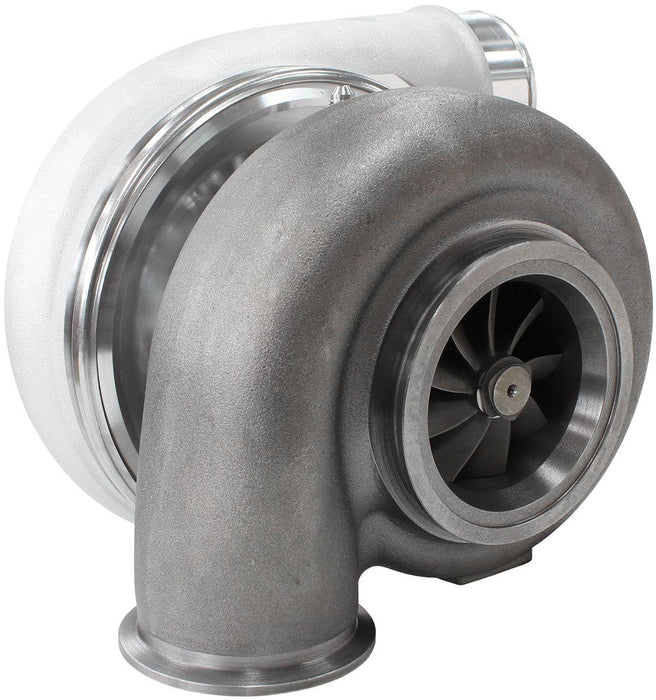 BOOSTED 7375 1.28 Reverse Rotation Turbocharger 1200HP, Natural Cast Finish AF80