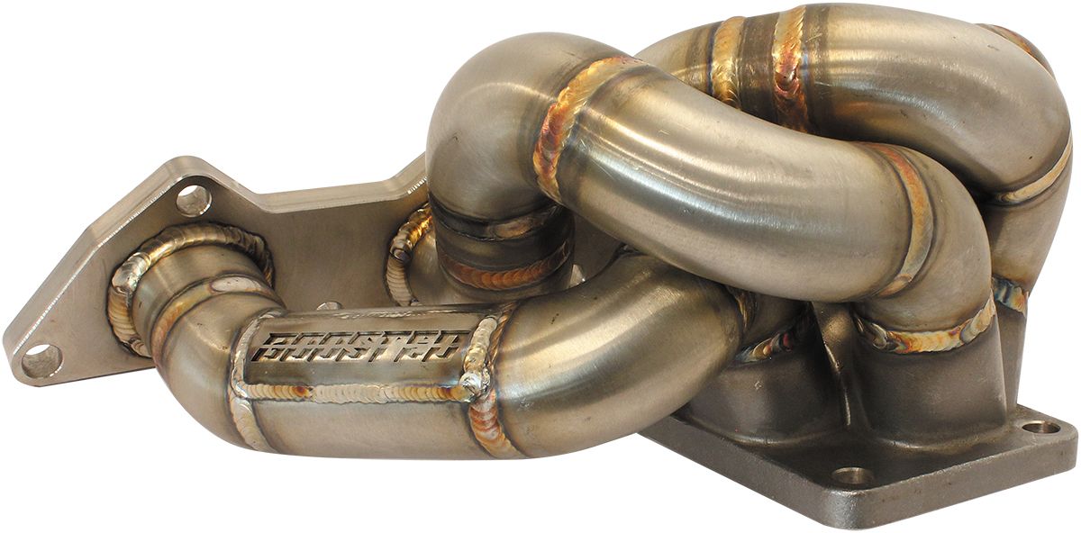 Aeroflow Mitsubishi EVO 4G63 V-Band Low Mount Stainless Steel Turbo Manifold (AF8400-1100)