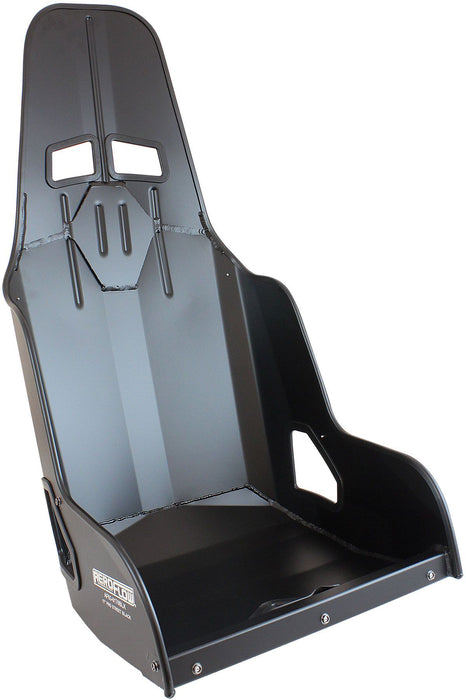 Aeroflow Pro Street Drag 17" Aluminium Race Seat, Black Finish (AF93-0170BLK)