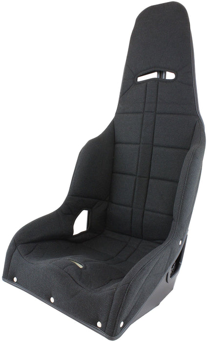 Aeroflow Black Tweed Seat Cover to Suit Pro Street Drag 16" Aluminium Race Seat (AF93-1160BLK)