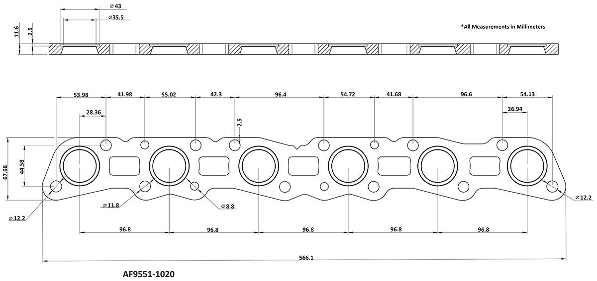 Aeroflow Nissan RB20, RB25, RB26 Stainless Steel Header Flange (AF9551-1020SS)