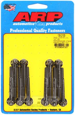 Intake Manifold Bolt Kit, 12-Point Black Oxide