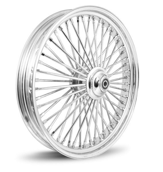 Attitude Inc Wheel, MaxSpoke, Chrome/Chrome, for Harley-DavidsonÂ® 21X2.15 Single Disc 3/4 '', Axle, Each