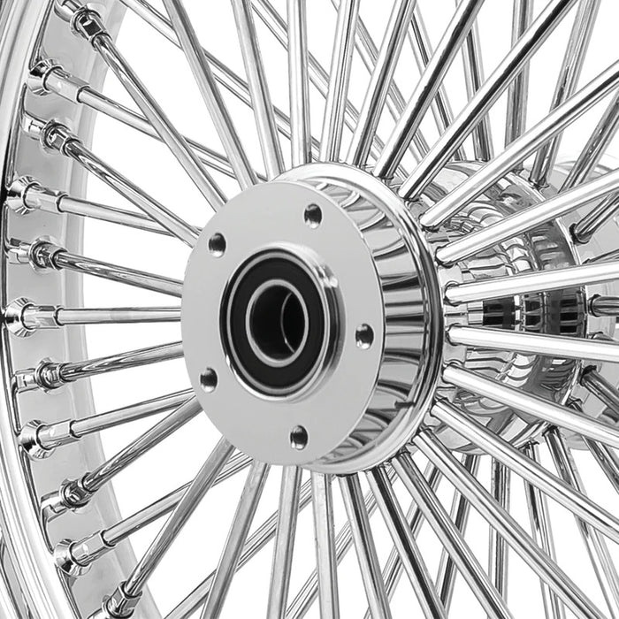 Attitude Inc Wheel, Front, MaxSpoke, Chrome/Chrome, Harley-DavidsonÂ®, 26 x 3.5 in., Dual Disc, 3/4'' axle, Each