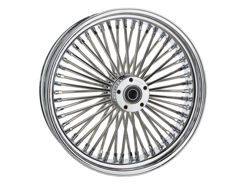 Attitude Inc Wheel, Rear, MaxSpoke, Chrome/Chrome, For Harley-DavidsonÂ®, 16 x 3.5 in. , 25mm Axle, Each