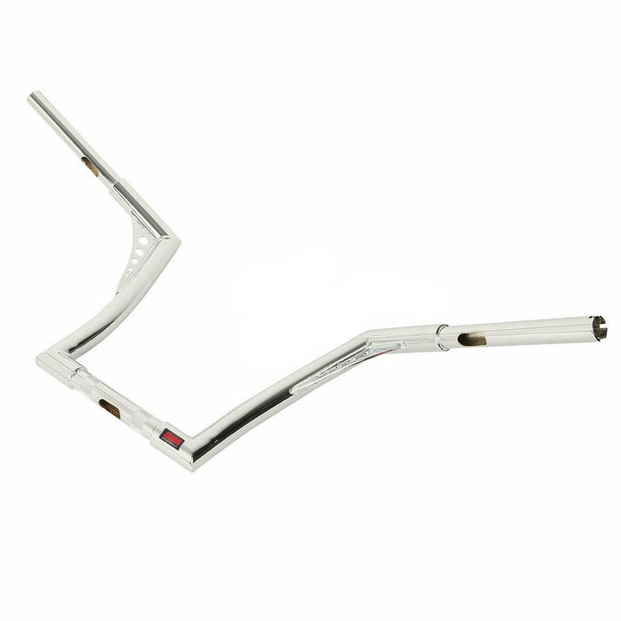 Attitude Inc Bonanza Handlebar, Chrome 10 Inc , 1-1/4 in. Ape Hangers, For Harley Softail Sportster Fat Boy Dyna