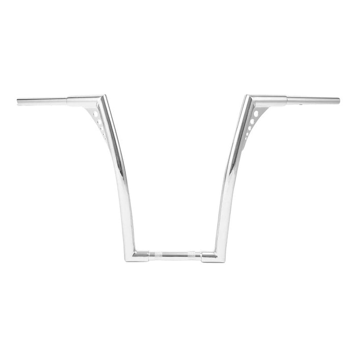 Attitude Inc Bonanza Handlebar, Chrome 18 Inc , 1-1/4 in. Ape Hangers, For Harley Softail Sportster Fat Boy Dyna