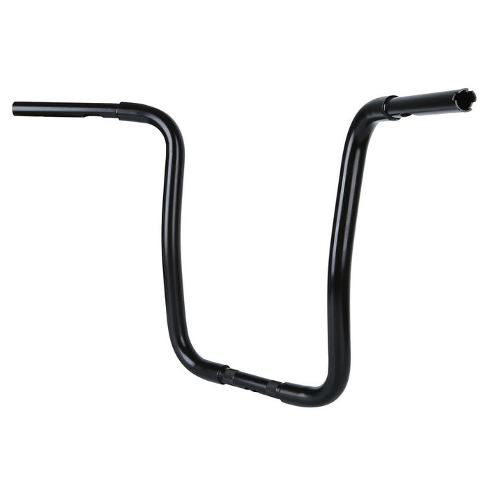 Attitude Inc Hefty Bars 14" Rise 1-1/4 Dia ,Handlebars, Black Powder Coat For Harley , Ape Hangers, each