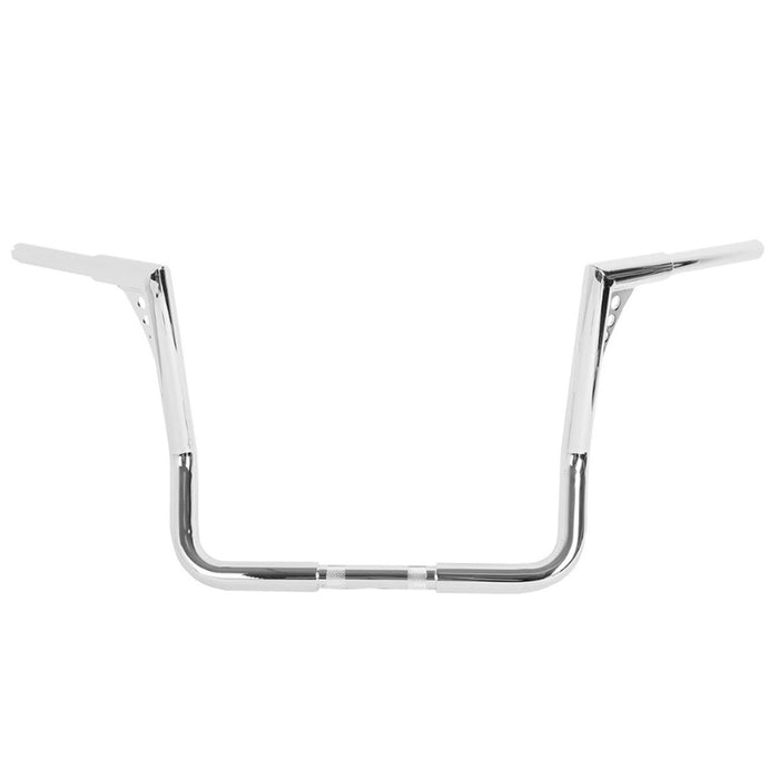 Attitude Inc Wide Bonanza Handlebar ,14 inc ,1 1/4 Dia ,For Harley Touring Dressers ,Baggers, FLHT FLHTC, Chrome , each