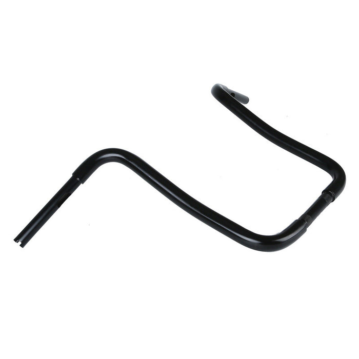 Attitude Inc Beefy Ape Handlebar, Black Powder Coat, 12 in. Rise 1-1/4 in., For Harley Sporster ,Softail Custom, Each