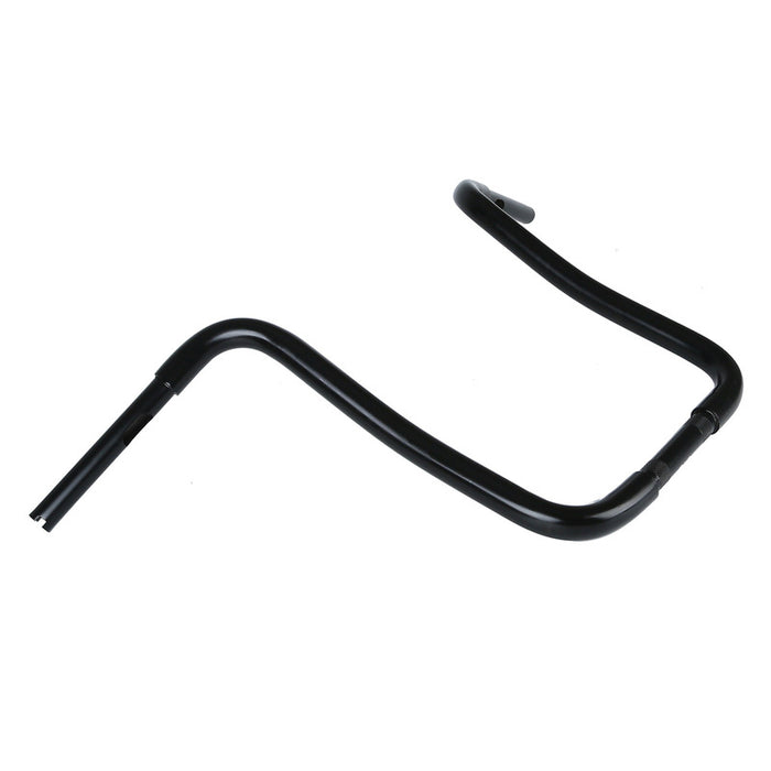 Attitude Inc Beefy Ape Handlebar, Black Powder Coat, 14 in. Rise 1-1/4 in, For Harley Sporster ,Softail Custom, Each