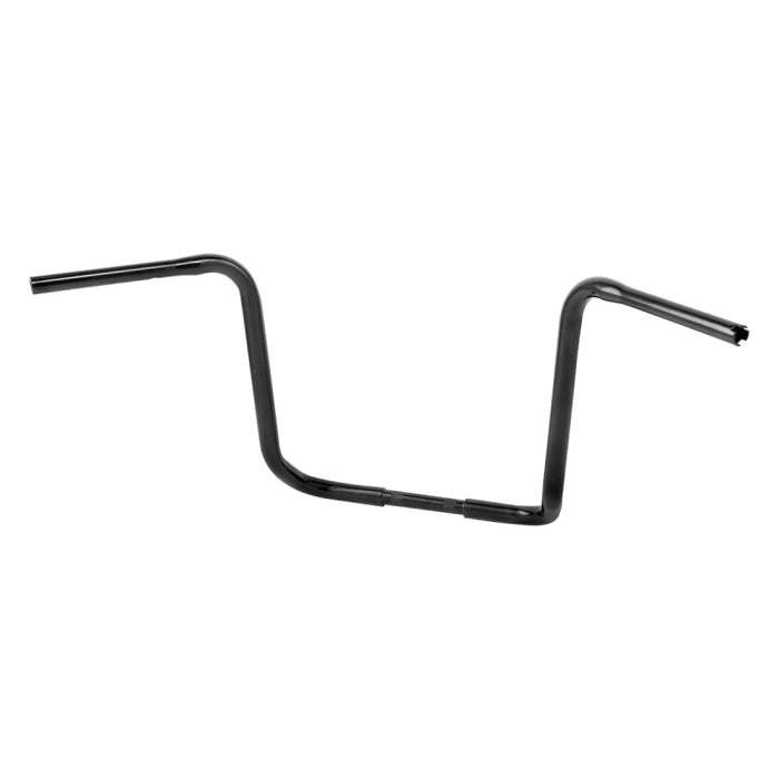 Attitude Inc Wide Ape Pullback Handlebar, Black Powder Coat, 17 in. Rise 1-1/4 in., For Harley Sporster ,Softail Custom, Each