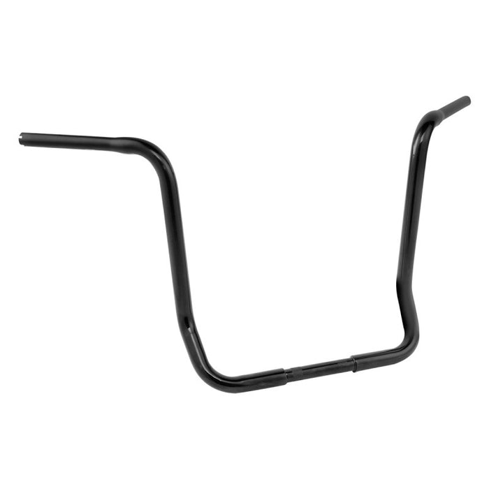 Attitude Inc Wide Ape Pullback Handlebar, Black Powder Coat, 17 in. Rise 1-1/4 in., For Harley Sporster ,Softail Custom, Each