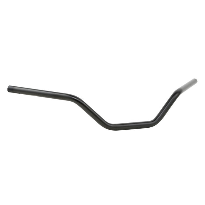 Attitude Inc 1" Hanger Handlebar, Black Powder Coat, 5 in Rise, For Harley Sportster Dyna Softail, Each