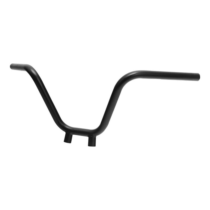 Attitude Inc JackRabbit Handlebar 1 in, 10 in, rise, 1.2 in riser  in, Matt Black, For Harley  Softail Sportster Fat Boy Dyna, Each