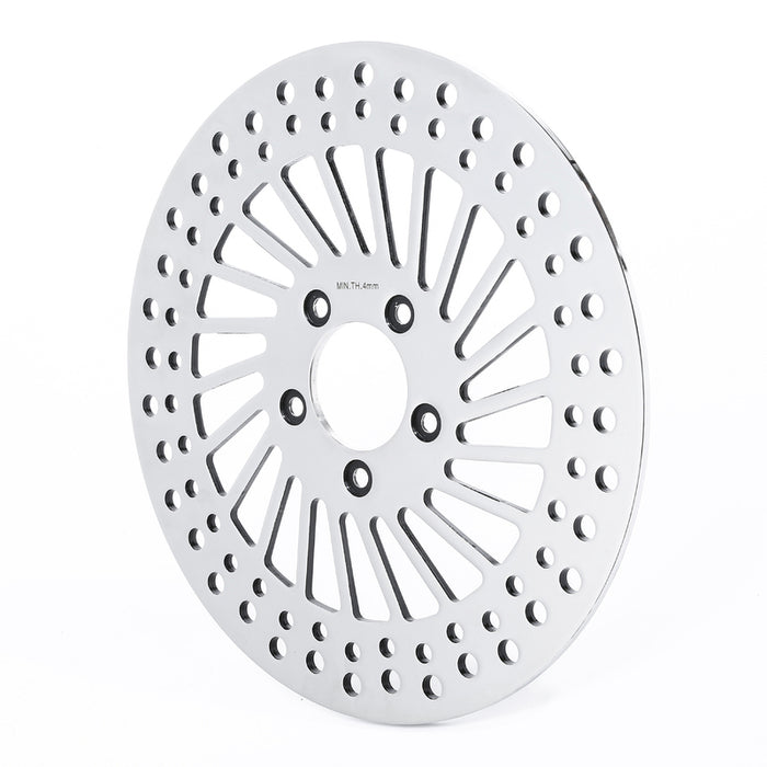 Attitude Inc Brake Rotor Super Nitro, Front Right, 11.5 in. For '00-'13 XL/XR, '00-'16 Dyna, '00-'14 Softail , Each