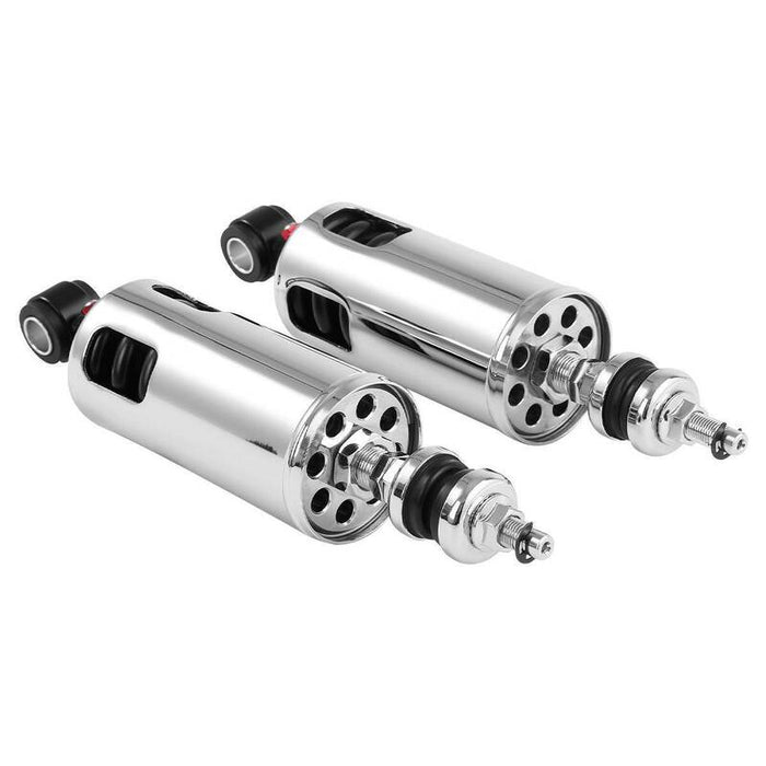 Attitude Inc Shocks, Heavy Duty Rear Premium Shocks Suspension, Chrome Adjustable, For Harley Softail 2000-2017