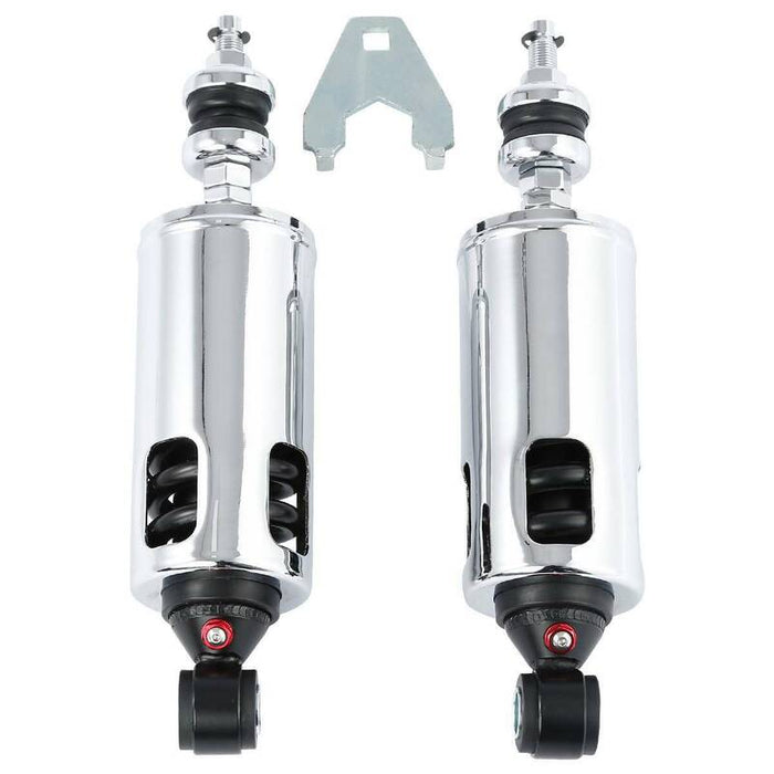 Attitude Inc Shocks, Heavy Duty Rear Premium Shocks Suspension, Chrome Adjustable, For Harley Softail 2000-2017