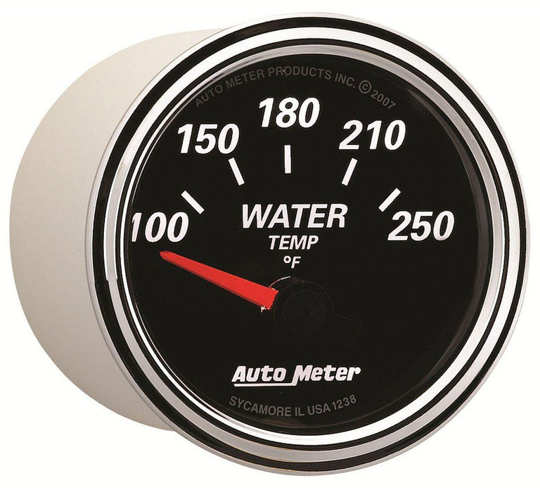 Designer Black II Water Temperature Gauge AU1238