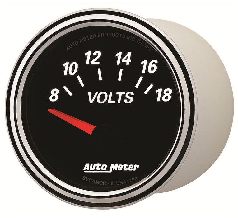 Designer Black II Voltmeter Gauge AU1293