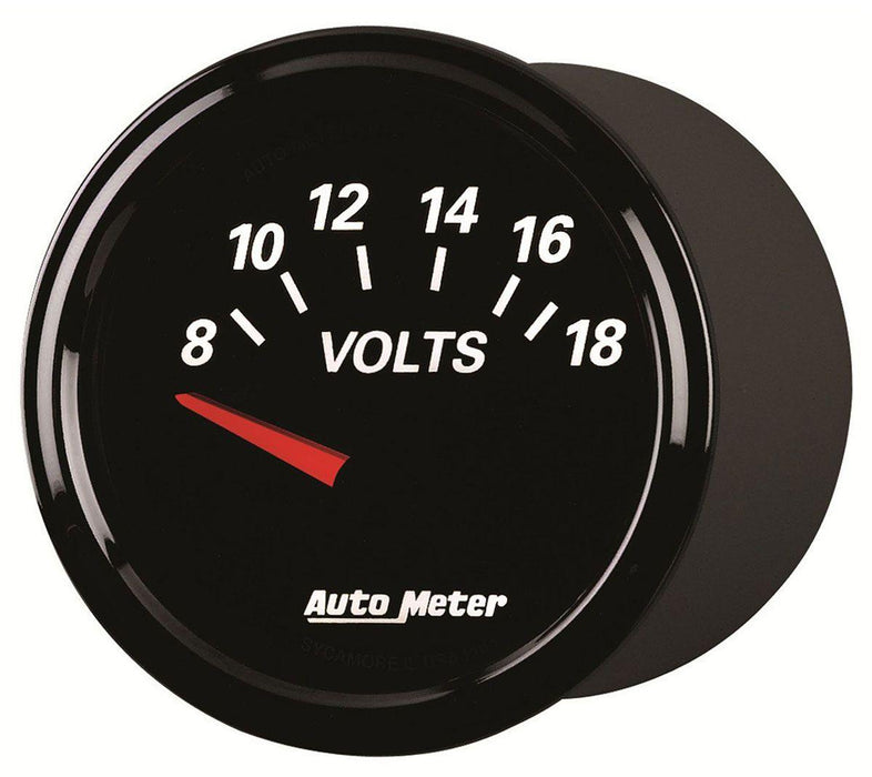 Designer Black II Voltmeter Gauge AU1293