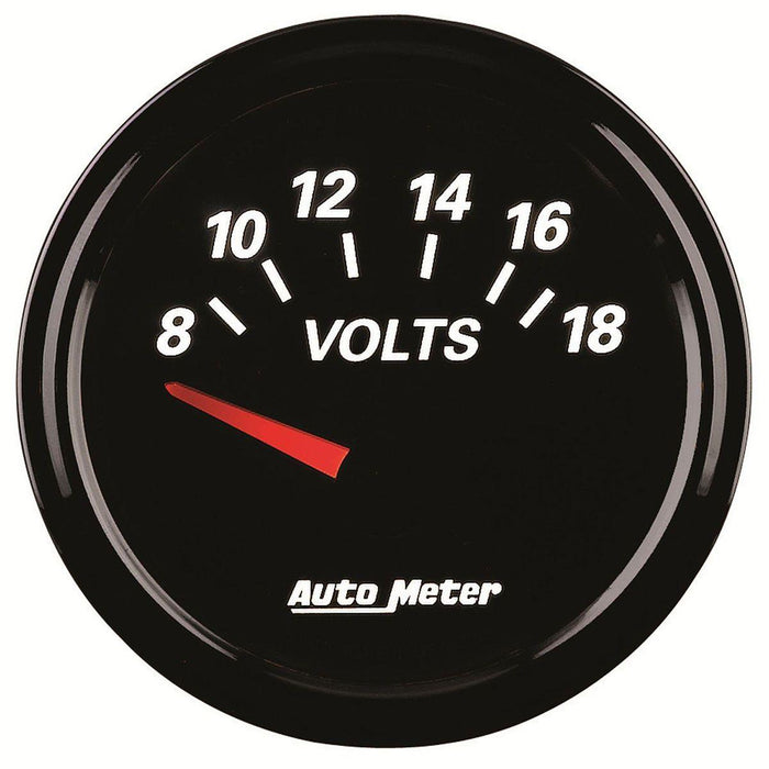 Designer Black II Voltmeter Gauge AU1293