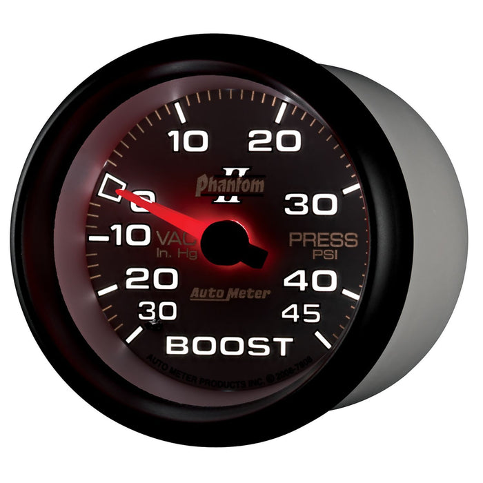 Phantom II Series Boost/Vacuum Gauge AU7808