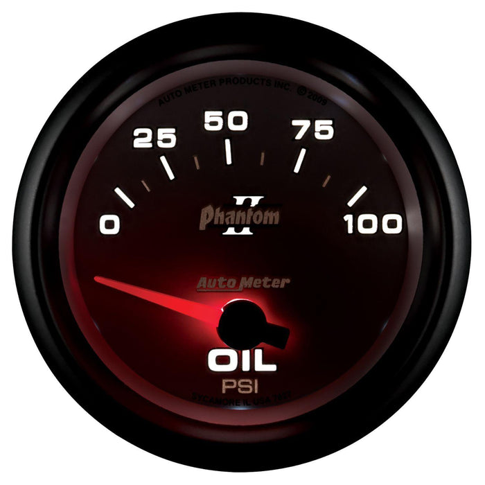 Phantom II Series Oil Pressure Gauge AU7827