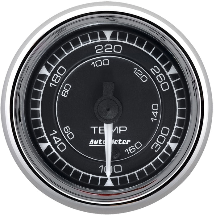 Autometer Chrono Chrome Series Water Temperature Gauge (AU9740)