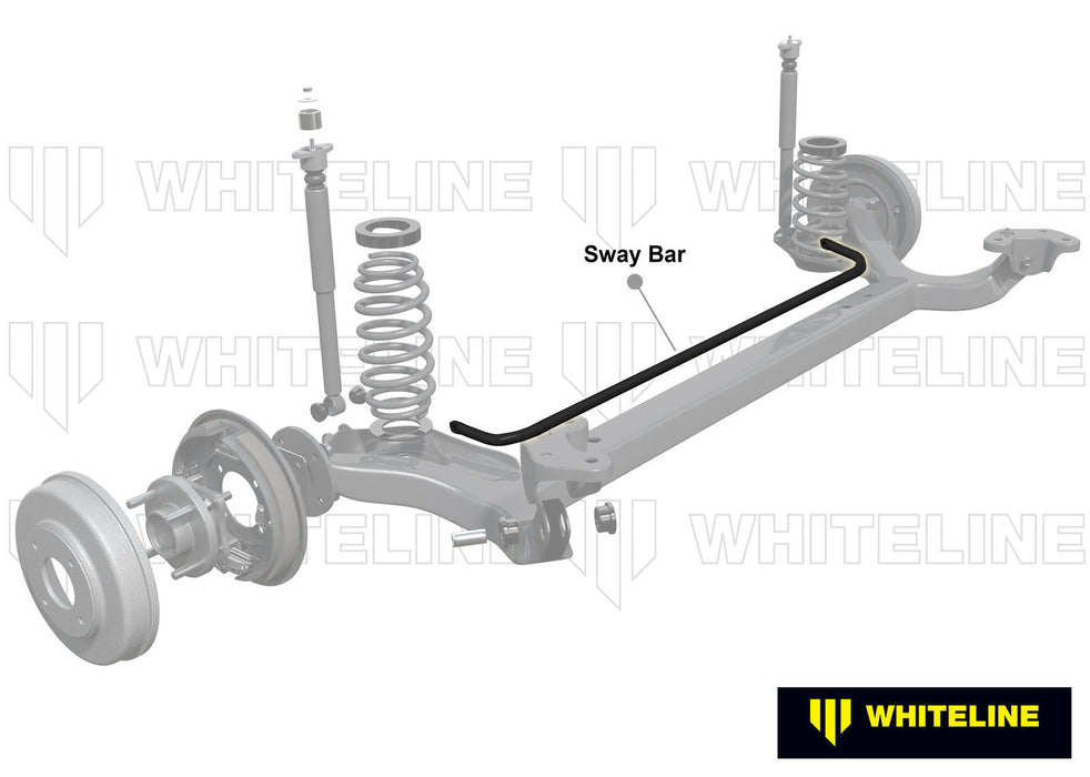 Rear Sway Bar - 22mm 3 Point Adjustable to Suit Holden Cruze JG and Daewoo Lanos T100, T150