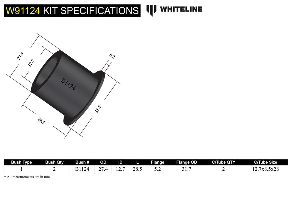 Front Alternator/Aircon/Psteer Mount - Bushing Kit to Suit Volvo 240, 260, 740, 760 and 850