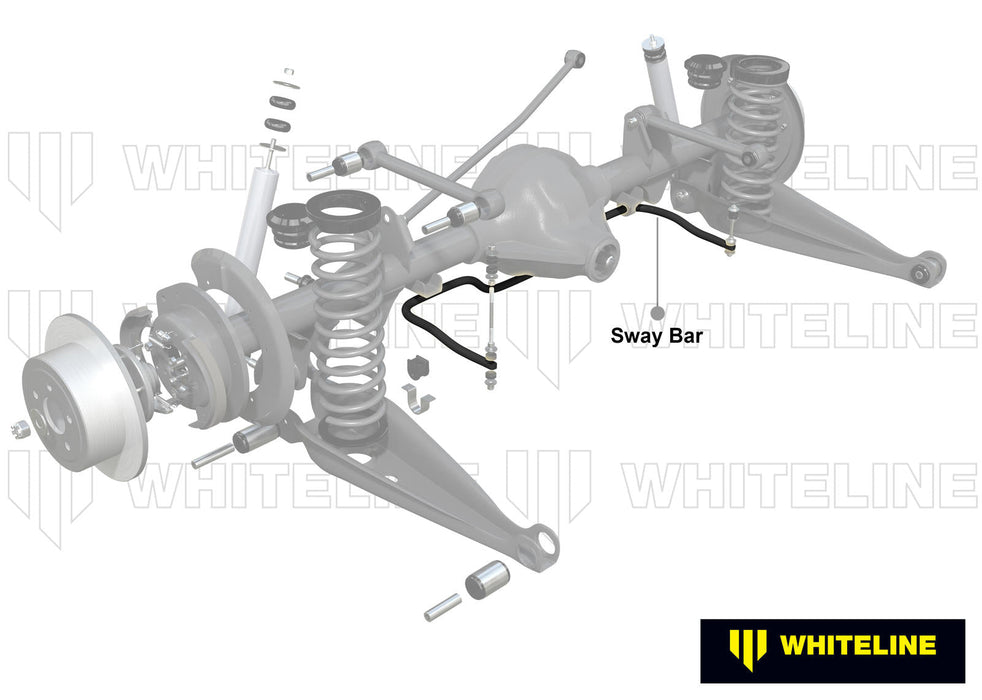 Rear Sway Bar - 22mm 4 Point Adjustable to Suit Holden Commodore VB-VP and HSV