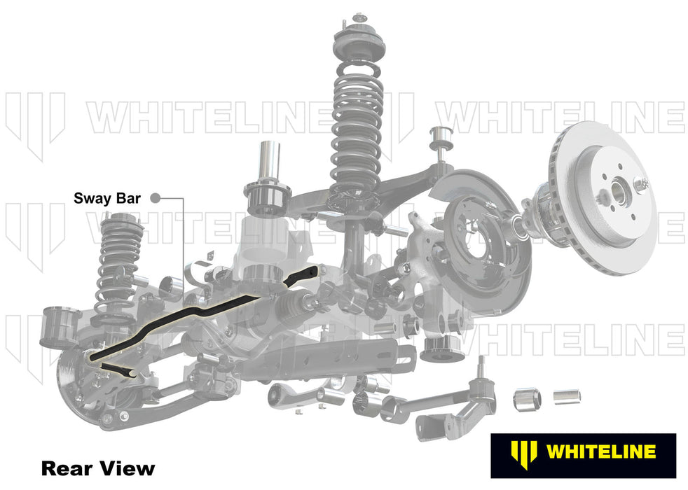 Rear Sway Bar - 18mm 2 Point Adjustable to Suit Honda Accord CL, CM