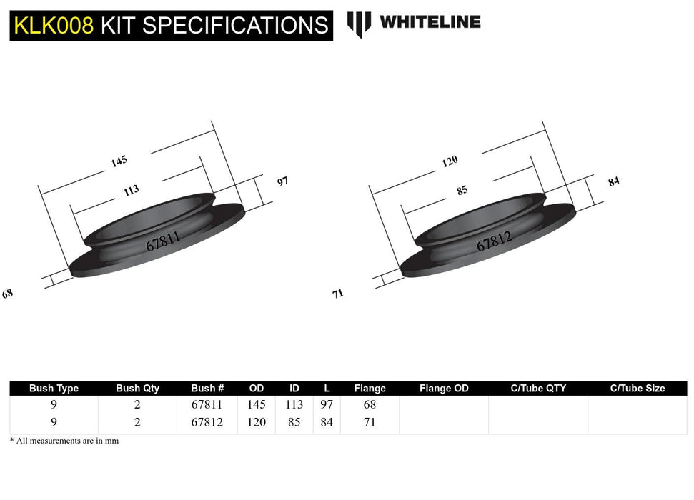 Front and Rear Lift Kit to Suit Jeep Wrangler JK