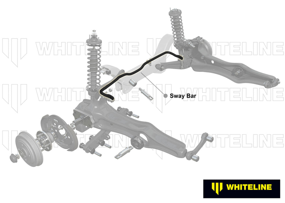 Rear Sway Bar - 22mm 2 Point Adjustable to Suit Honda Civic VI Gen EJ, EK, EM