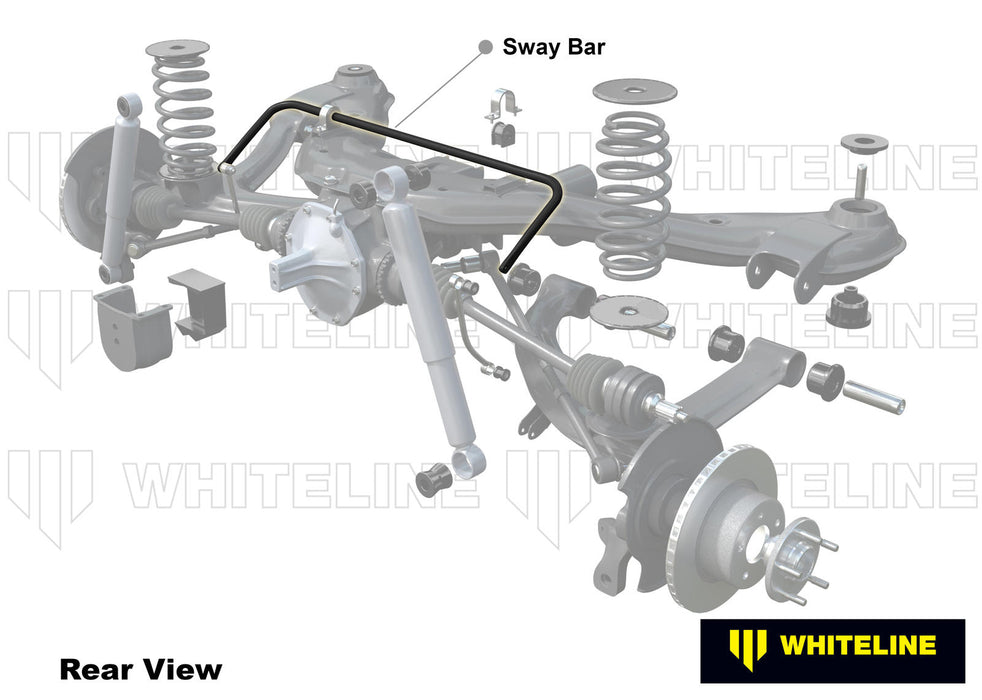 Rear Sway Bar - 18mm 2 Point Adjustable to Suit Holden Commodore VT-VZ and HSV